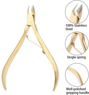 Professionele Cuticle Remover Cutter Nipper Trimmer Rvs Dode Huid Remover Cuticle Clipper Pedicure Manicure Gereedschap