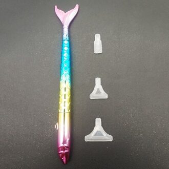 Professionele Diamant Schilderij Boren Pen Borduren Tool Accessoires Kleurrijke Vis-Vormige Pen Punt Diamanten Mozaïek Gereedschap roze