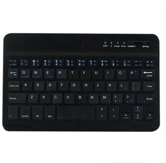 Professionele Draadloze Bluetooth 3.0 Toetsenbord Voor Ipad Draagbare Mini Ultra-Dunne Toetsenbord Voor Tablet Telefoon Desktop zwart