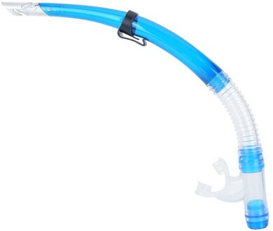 Professionele Duiken Beademingsbuis Snorkelen Beademingsbuis Pvc + Siliconen Semi-Droge Beademingsbuis Duiken Zwemmen Apparatuur Blauw