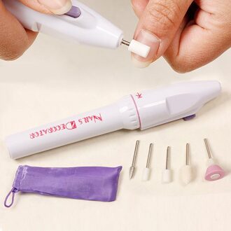 Professionele Elektrische Bestanden Pen Pedicure Polish Remover Nail Art Manicure Toolelectric Nail Boor