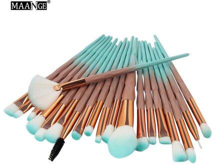 Professionele Gezicht Eye Foundation Make-Up Borstel Set Brochas De Maquillaje De Alta Calidad Draagbare Make-Up Kwasten Met Nylon Haar 01