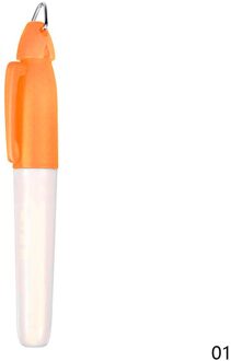 Professionele Golfbal Liner Markers Pen Met Hang Haak Tekening Alignment Marks oranje