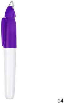 Professionele Golfbal Liner Markers Pen Met Hang Haak Tekening Alignment Marks paars