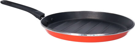 Professionele grillpan - aluminium - met anti-aanbak laag - 28 cm