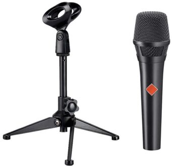 Professionele Handheld Condensator Microfoon, Mobiele Computer Zingen En Opname Hoge Microfoon zwart