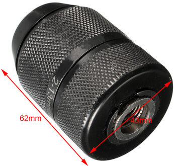 Professionele Heavy Duty Keyless Impact Boor Chuck Precisie Quick Change Boor Klauwplaten 2-13mm Klembereik Mayitr Power tool