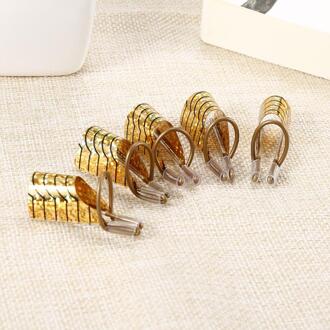 Professionele Herbruikbare Flexibele Nail Forms Uv Gel Tool Franse Tips Verstelbare Blendable Nail Extensions Supplies Nail Art Tool