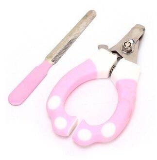 Professionele Hond En Kat Nagelknipper Cutter Rvs Claw Vingernagel Grooming Schaar Clippers Voor Alle Dierbenodigdheden roze Nail Clipper / 12CM