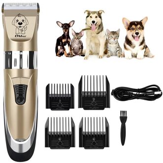 Professionele Hond Haar Clipper Oplaadbare Draadloze Dier Grooming Clippers Elektrische Hond Haar Trimmer Haar Snijden Mahine 2