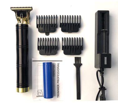 Professionele Hond Haar Trimmer Oplaadbare Huisdier Kat Grooming Clipper Scheerapparaat Geluidsarme Elektrische Cutters Kapsel Machine zwart