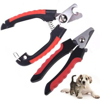 Professionele Hond Nagelknipper Cutter Rvs Grooming Schaar Clippers Voor Dieren Katten Met Lock type 1 / M