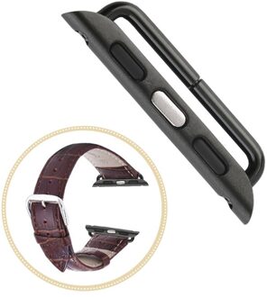 Professionele Horloge Band Clip-on Strap Connector 38/42mm Reparatie Tool voor Apple Horloge Rvs Adapter + Schroevendraaier