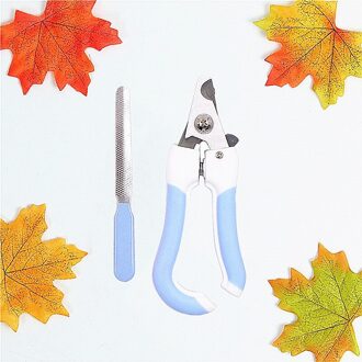 Professionele Huisdier Kat Hond Nagelknipper Trimmer Cutter Rvs Grooming Schaar Clippers Pet Nail Schaar Dierbenodigdheden blauw