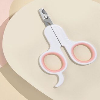 Professionele Huisdier Nagelknipper Hond Kat Rvs Handig Beauty Schoonmaakproducten Twee-Kleur Arbeidsbesparende Nagelknipper Roze