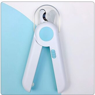 Professionele Huisdier Nagelknipper Schaar Professionele Led Veiligheid Nagelknipper Rvs Handig Nail Cutter Hond Kat Blauw