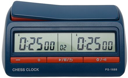 Professionele Internationale Draagbare Nauwkeurige Schaken Klok Digitale Display Count Down Bedienen Game Timer #734