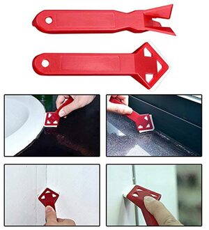 Professionele Kalefateren Weg Remover Kit Hoek Schraper Negatieve Hoek Schraper Schoonheid Naad Tool Siliconen Glas Kit Remo