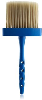 Professionele Kapper Hals Sweep Haar Borstel Zachte Vezel Haar Kapper Snijden Haar Styling Reiniging Hals Sweep Haar Borstel Hair brush-blauw
