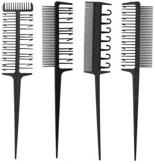 Professionele Kapper Kam Set Haarkleuring Sterven Highlight Salon Kapper Tool Antislip Haarkleuring Kam Haar Stijl Tool