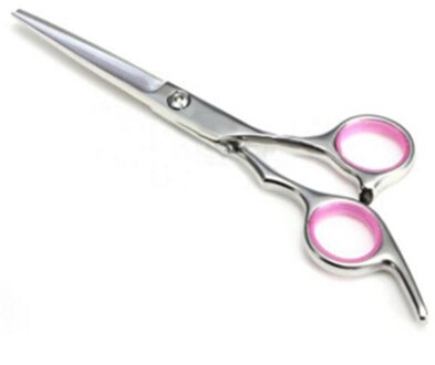 Professionele Kapper Salon Haar Knippen Nagelschaar Scharen Kappers roze regular