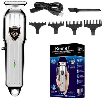 Professionele Kapper Tondeuse Groomer Elektrische Tondeuse Kapsel Oplaadbare Haar Snijder Machine Mannen Cordless Haar Snijder met doos