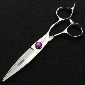 Professionele kappers schaar 6.0 inch lancet schaar Japan 440c roestvrij staal haar schaar kapper schaar zilver scissors