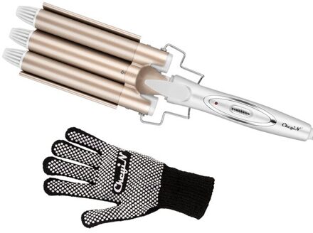 Professionele Keramische Haar Krultang Grote Waver Haar Krultang Elektrische Curling Wand Perm Spalk Haar Styler Triple Of 3 Vaten 3 Barrels