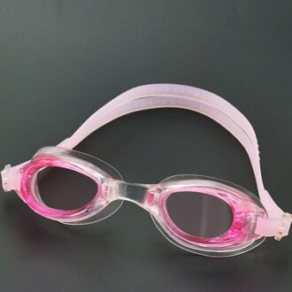 Professionele Kind Anti Fog Zwemmen Bril Brillen Uv Gekleurde Lens Duiken Zwembril 19ing Roze