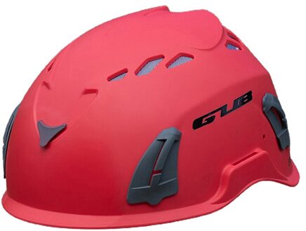Professionele Klimmen Helm Multi-Functionele Rock Mtb Fiets Sport Veiligheid Fietshelm Outdoor Camping Wandelen Ridin rood