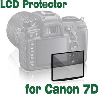 professionele lcd optische glas screen protector voor canon 7d compact glas beschermfolie camera accessoires