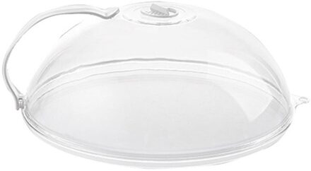 Professionele Magnetron Voedsel Anti-Sputteren Cover Met Handvat Hittebestendige Deksel Voor Magnetron Voedsel Brander Covers