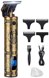 Professionele Mannen Elektrische Tondeuse Baard Trimmer Kapper Scheerapparaat Grooming Kit BZ