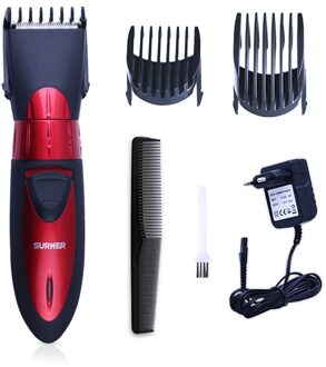 Professionele Mannen Elektrische Tondeuse Waterdichte Draadloze Low Noise Trimmer Haarverzorging Scheermes Scheren Machine Kapper Tool 40D geen doos