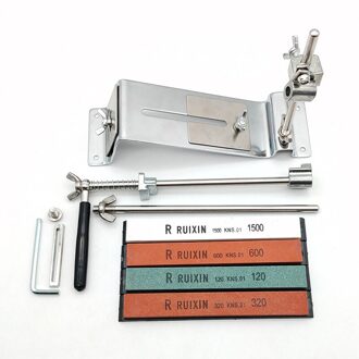 Professionele Messenslijper Rvs Vaste Hoek Messenslijper Slijpsteen Keuken Met 4 Stenen 120 320 600 1500