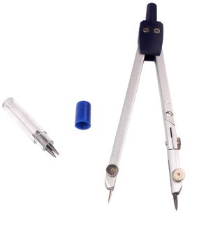 Professionele Metalen Tekening Kompas Met Lood Refill Opstellen Tools Voor Student Math Geometry School Kantoorbenodigdheden Supplies