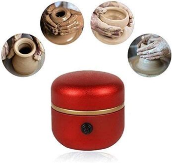 Professionele Mini Elektrische Aardewerk Wiel Keramische Machine Werk Klei Art Craft Diy Keramische Machine Aardewerk Voor Kids Kinderen donker grijs
