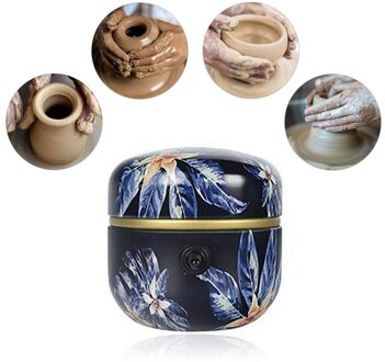 Professionele Mini Elektrische Aardewerk Wiel Keramische Machine Werk Klei Art Craft Diy Keramische Machine Aardewerk Voor Kids Kinderen leger groen