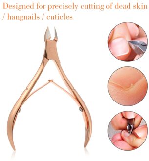 Professionele Nagelknipper Tangen Voor Dode Huid Verwijderen Nail Schaar Ingegroeide Vingernagel Teennagel Cuticle Tang Roestvrij Staal licht groen