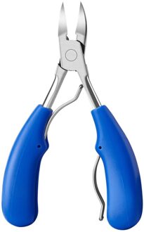 Professionele Nail Art Clippers Correctie Tangen Cutters Dode Huid Vuil Remover Podologie Pedicu Pedicure Manicure Tool #40 blauw