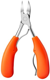 Professionele Nail Art Clippers Correctie Tangen Cutters Dode Huid Vuil Remover Podologie Pedicu Pedicure Manicure Tool #40 oranje