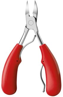 Professionele Nail Art Clippers Correctie Tangen Cutters Dode Huid Vuil Remover Podologie Pedicu Pedicure Manicure Tool #40 rood