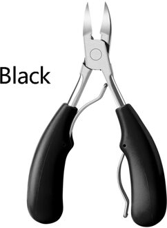 Professionele Nail Art Clippers Correctie Tangen Cutters Dode Huid Vuil Remover Podologie Pedicu Pedicure Manicure Tool #40 zwart