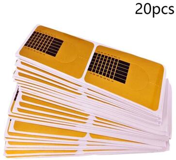 Professionele Nail Forms Sticker 10/20/40 Pcs Acryl Vorm Nagels Gel Extension Guide Curl Polish Art Nail curve Tips Z7B7 20stk