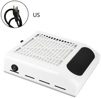 Professionele Nail Stofafzuiging Collector Sterke Fan 80W Nagels Stofzuiger Nail Art Salon Apparatuur Manicure Machine Tools US plug