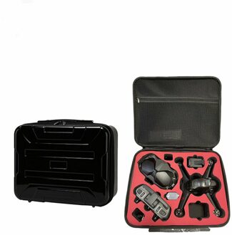 Professionele Opbergtas Harde Shell Eva Voor Dji Fpv Drone Batterij Afstandsbediening Bril Doos Waterdichte Beschermende Draagtas zwart