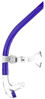 Professionele Open Top Zwemmen Beademingsbuis Snorkel Onderwater Duiken Snorkelen Apparatuur Gear Voor Leerling Beginer blauw