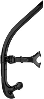 Professionele Open Top Zwemmen Beademingsbuis Snorkel Onderwater Duiken Snorkelen Apparatuur Gear Voor Leerling Beginer zwart