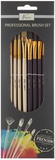 Professionele penselenset 10-dlg