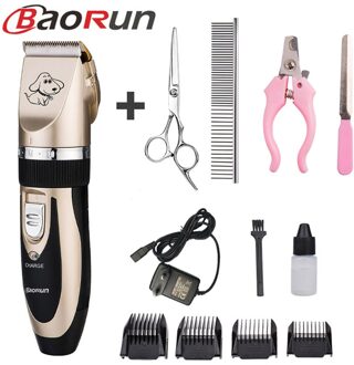 Professionele Pet Hond Kat Tondeuse Oplaadbare Grooming Trimmen Kit Voor Hond Haar Cutters Scheerapparaat Huisdier Bont Nail Accessoires P2